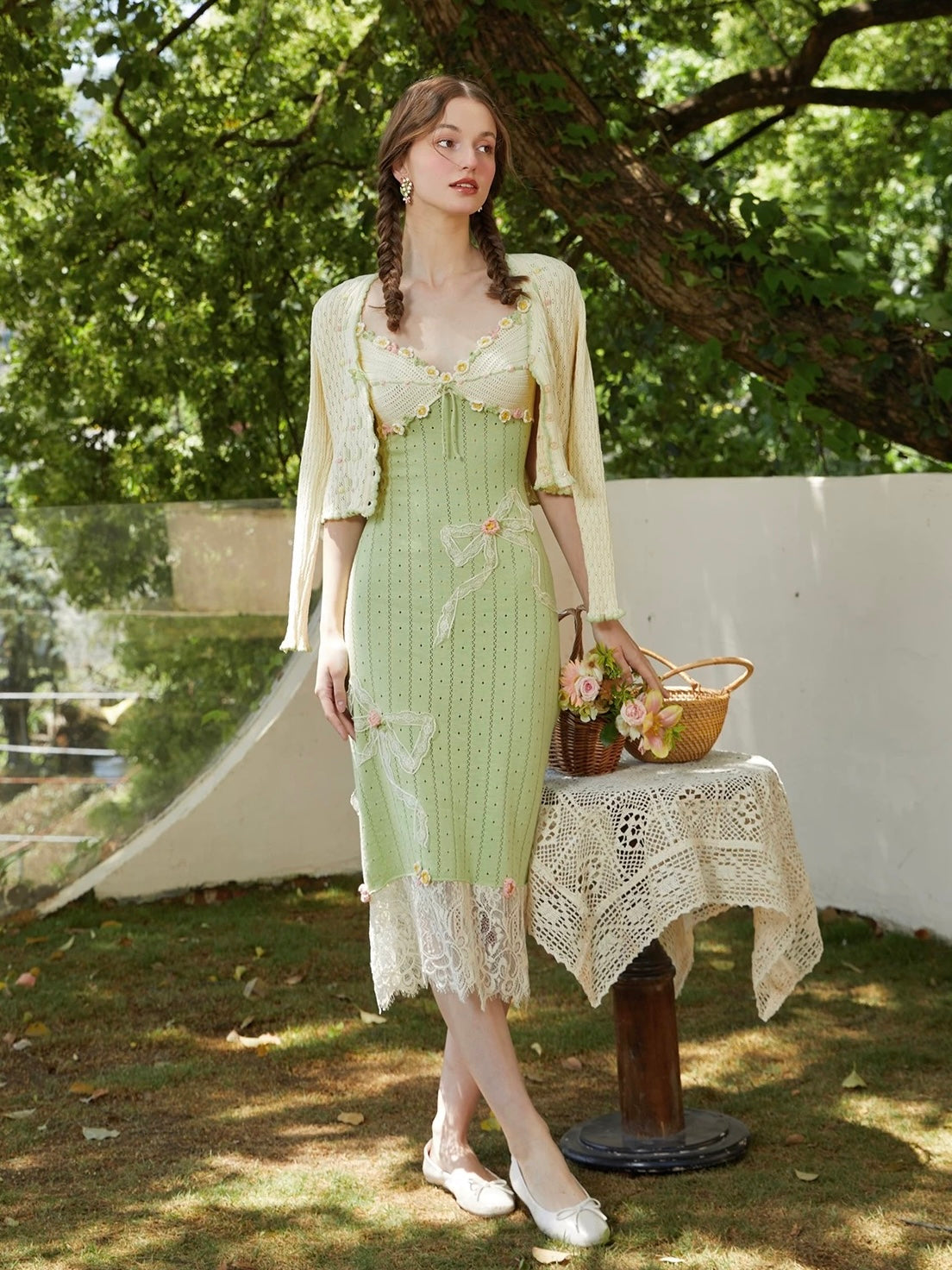 Honey Manor dress & cardigan set Honey Manor dress & cardigan set