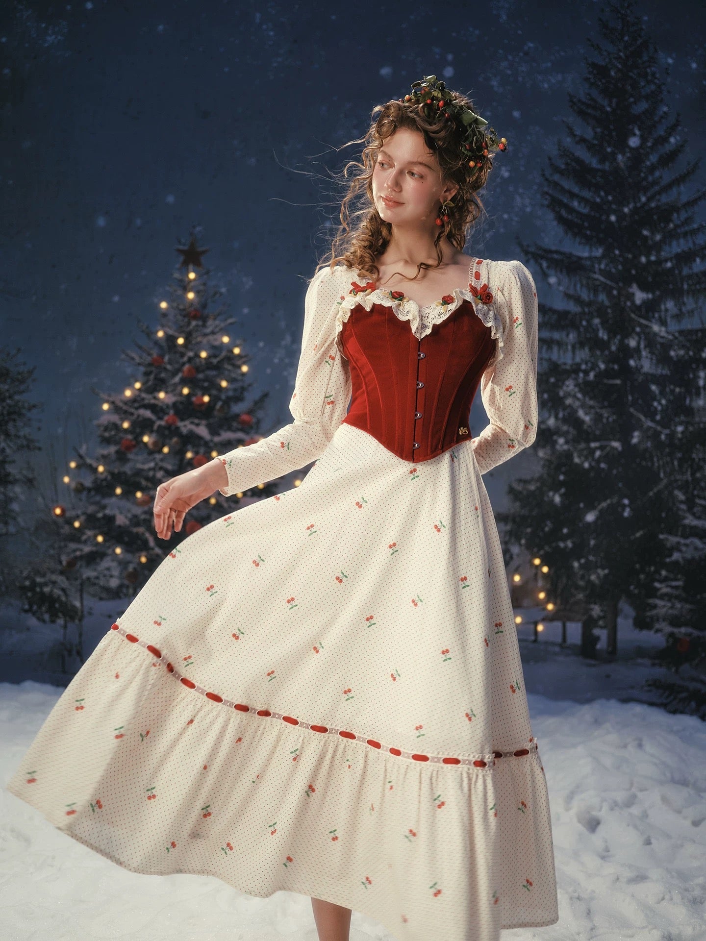 cherry corset dress Cherry Whisper Corset Gown Teuta Matoshi
