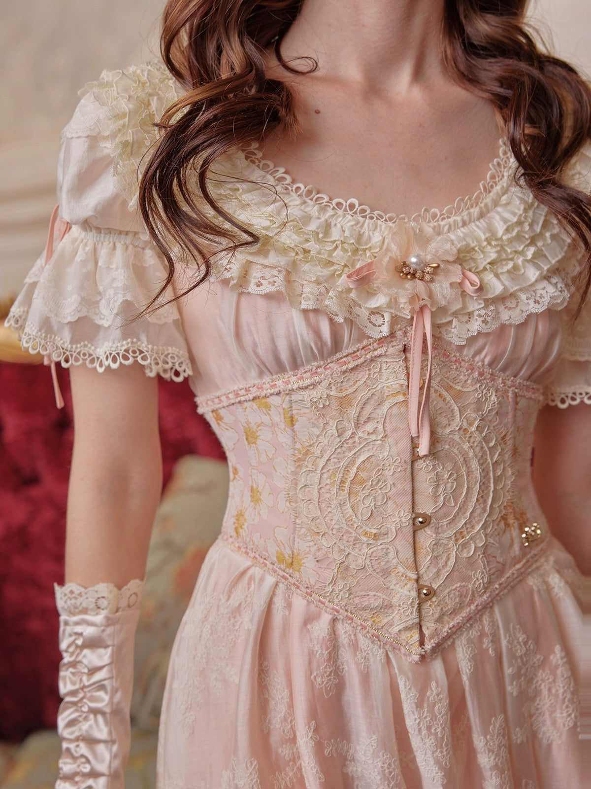 tea party corset dress Garden Tea Party Corset Dress