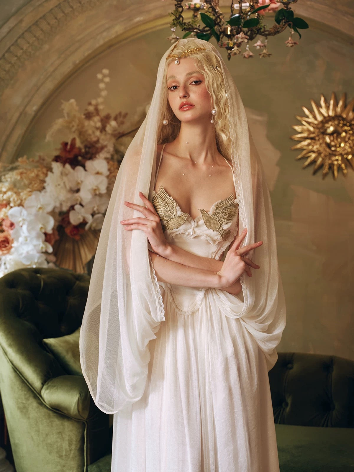 Angelic Grecian Goddess dress | Vintage-Inspired Bridal & Special Occasion Gown MonBelAmour Angelic Grecian Goddess dress | Vintage-Inspired Bridal & Special Occasion Gown MonBelAmour