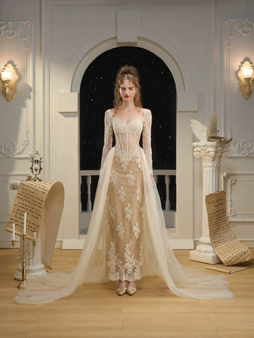 Swan Wings Antique Gown – ÀMonBelAmour1