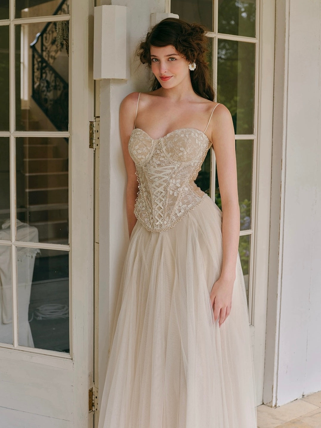 zemeta meant to be together corset dress Serenade of Love White Corset Mini Dress, L