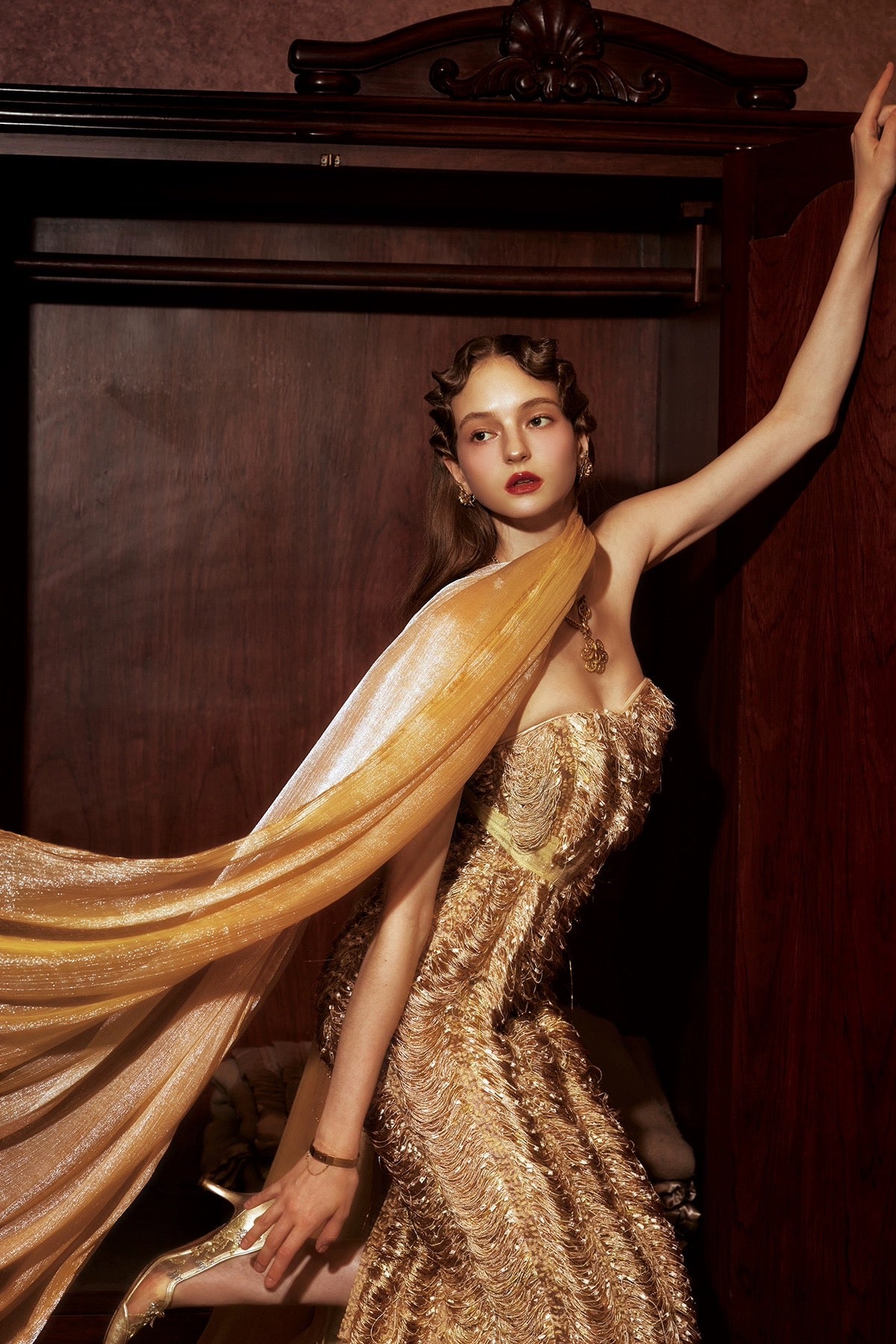 Golden Goddess dress MonBelAmour Golden Goddess dress MonBelAmour