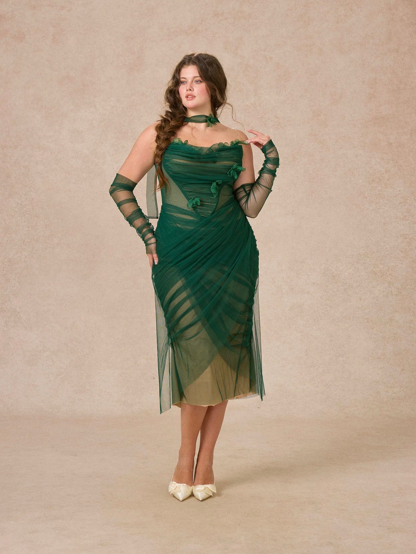 green woodland dress Linen Dress, Modest Linen Dress, Green Swing Dress, Linen Maxi Dress, Shirtwaist Dress, Short Sleeves Dress, Summer Dress, House Dress 5199