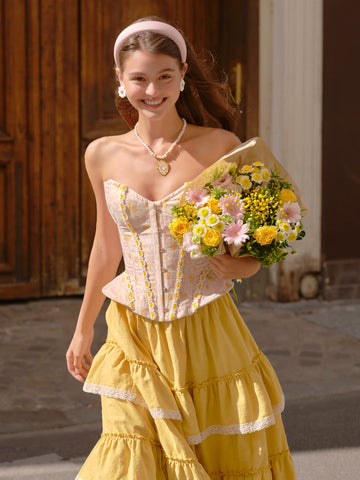 Fleur Dorée corset & skirt set