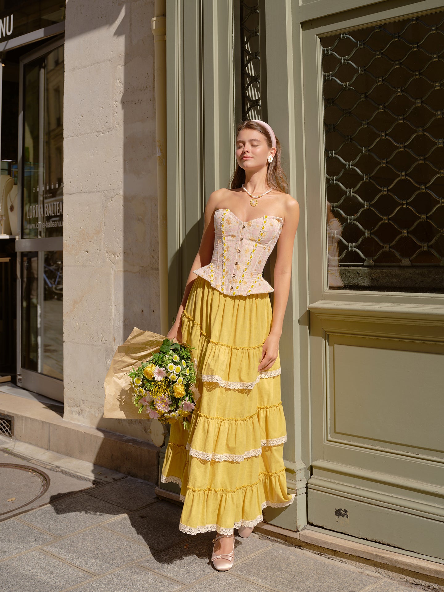 Fleur Dorée corset & skirt set