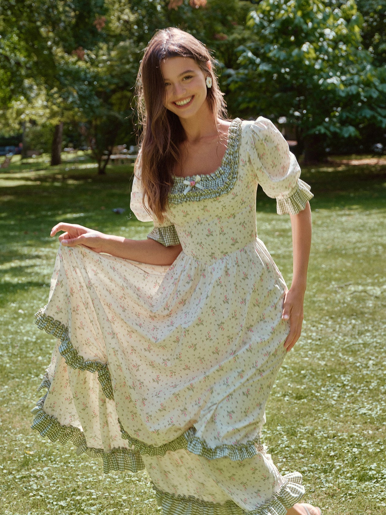 Sylvie en Fleurs dress
