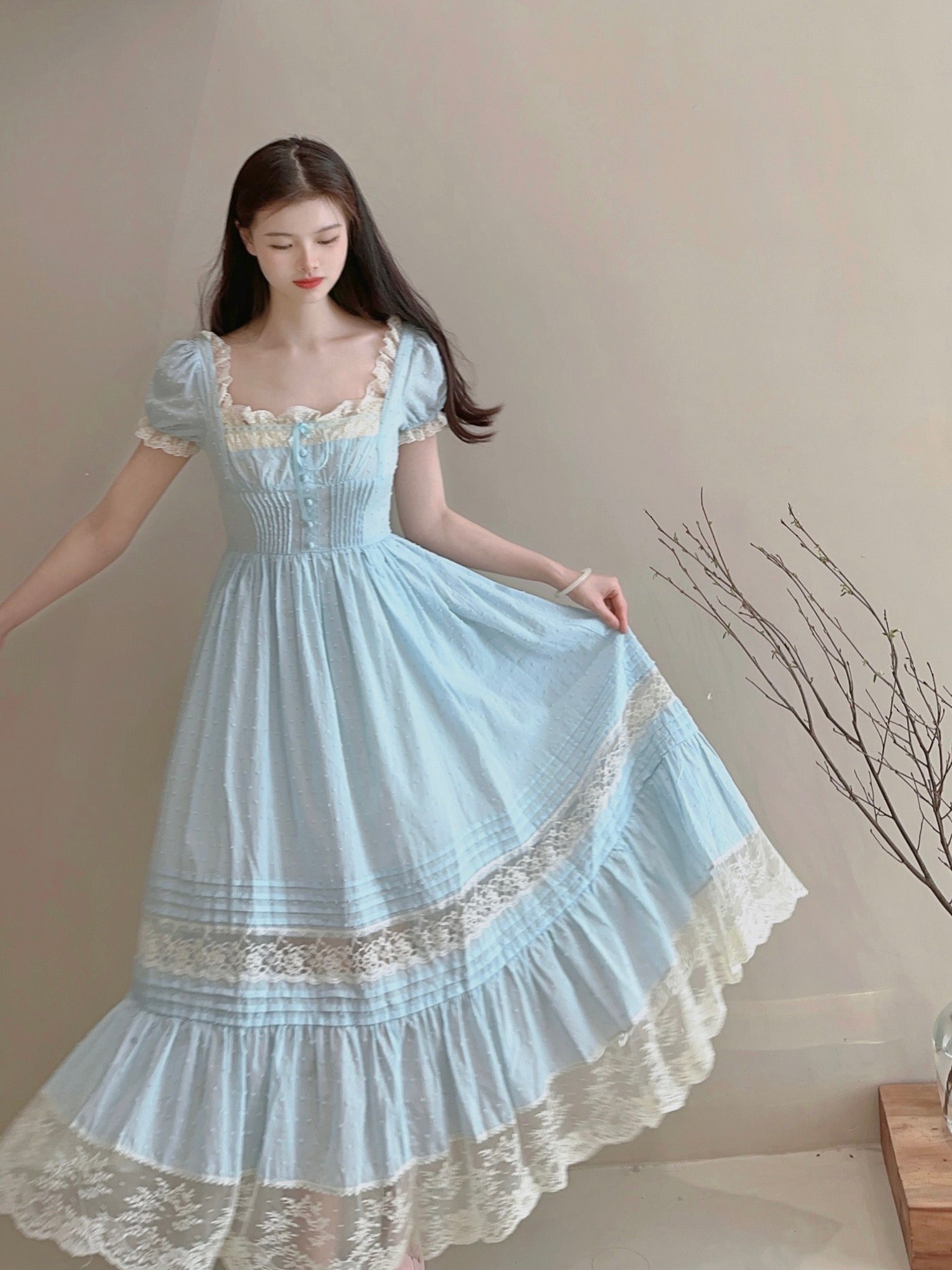 cotton cinderella dress Cinderella Inspired Cotton Twirl Dress Foxtail Lilies
