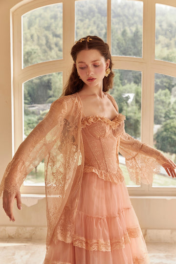 Princess Cinnamon dress cardigan set