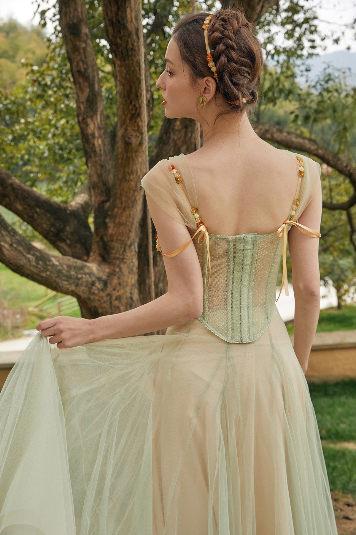 Wonderful Fairy Corset Gown | Enchanted Garden Summer Soires & Celebrations MonBelAmour Wonderful Fairy Corset Gown | Enchanted Garden Summer Soires & Celebrations MonBelAmour