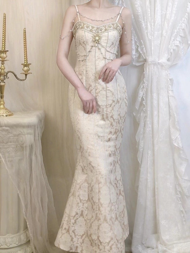 sybil baroque pearl mermaid dress Sybil baroque pearl mermaid dress MonBelAmour