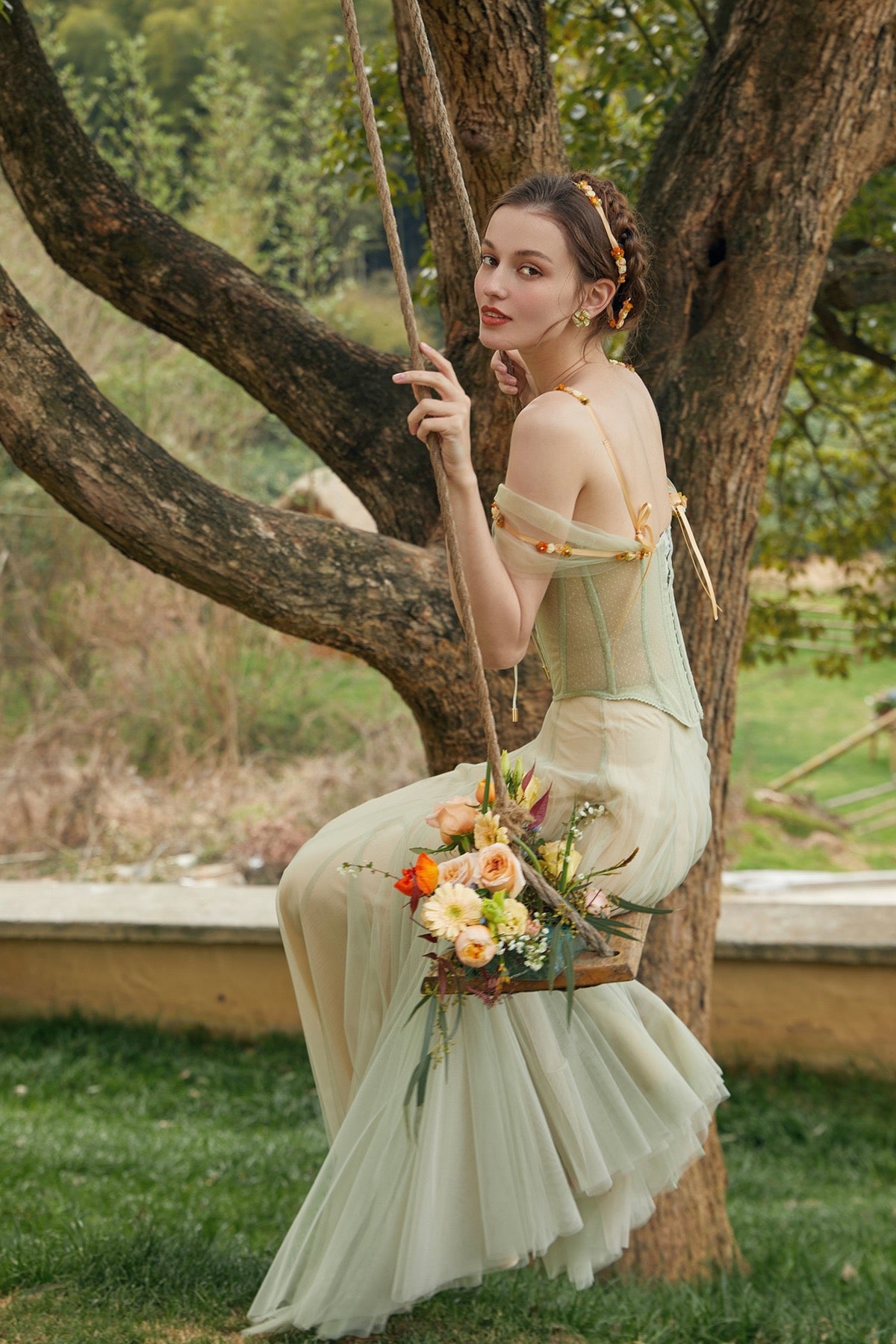 Wonderful Fairy Corset Gown | Enchanted Garden Summer Soires & Celebrations MonBelAmour Wonderful Fairy Corset Gown | Enchanted Garden Summer Soires & Celebrations MonBelAmour